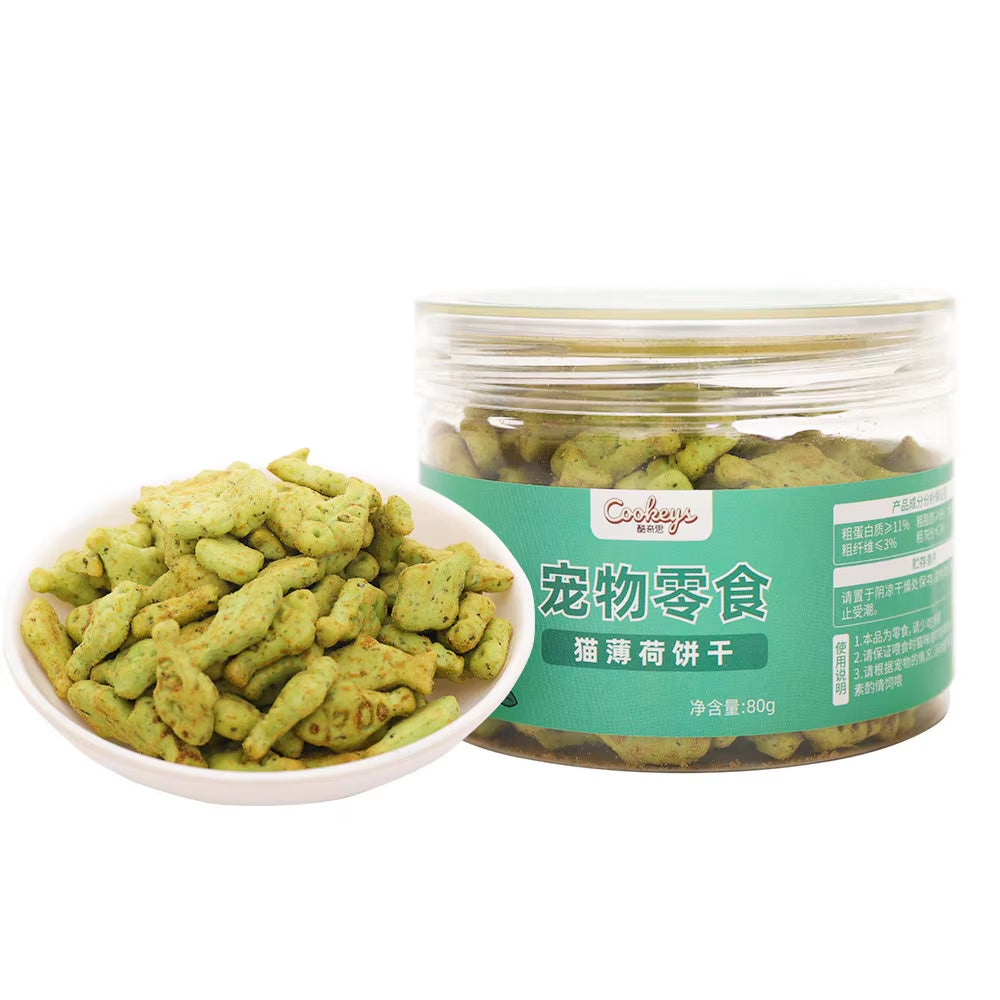 Cat Mint Biscuit Cat Eating Snack Pet Molar Nutrition Fattening Kitten Snack Adult Cat Reward