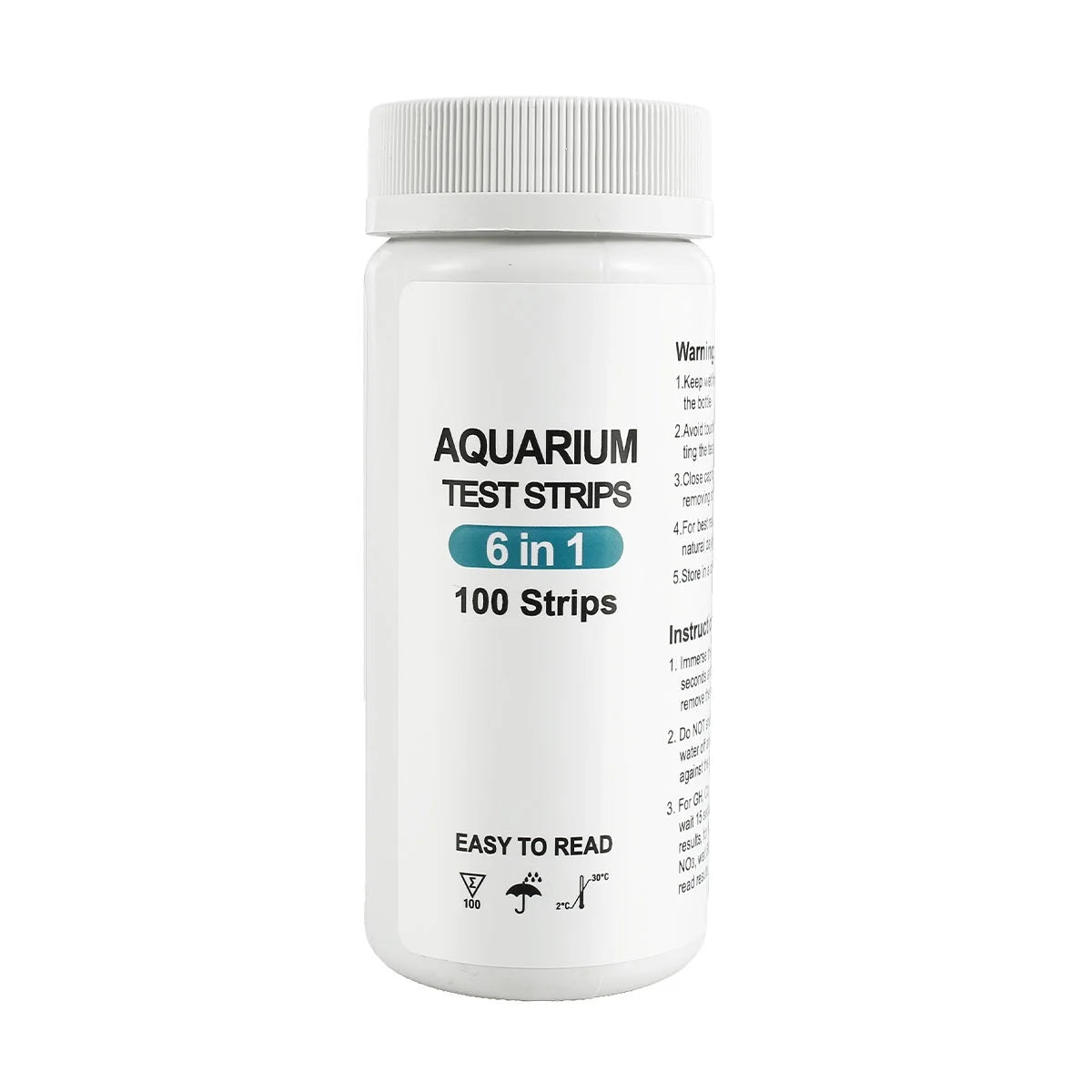 Aquarium Test Strips锛?00 Strips Aquarium Testing Kit for Freshwater Saltwater锛?Pond Test Strips for Fish Tank Testing Ph锛?Alkalinity锛?Nitrite