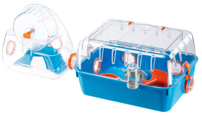 Combi 2 Starter Hamster Cage, Includeswater Bottle, Feeding Bowl, and Cozy House, 31.3L X 11.61W X 10.35H Inches, Blue
