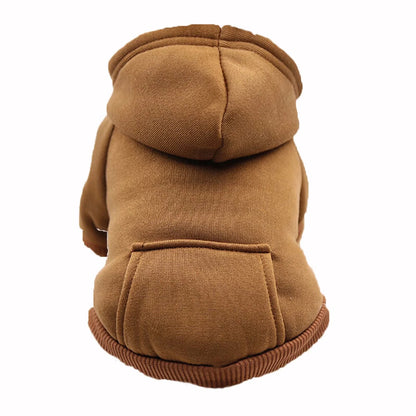 Puppy Dog Pet Clothes Hoodie Warm Sweater Shirt Puppy Autumn Winter Coat Doggy Fashion Jumpsuit Apparel