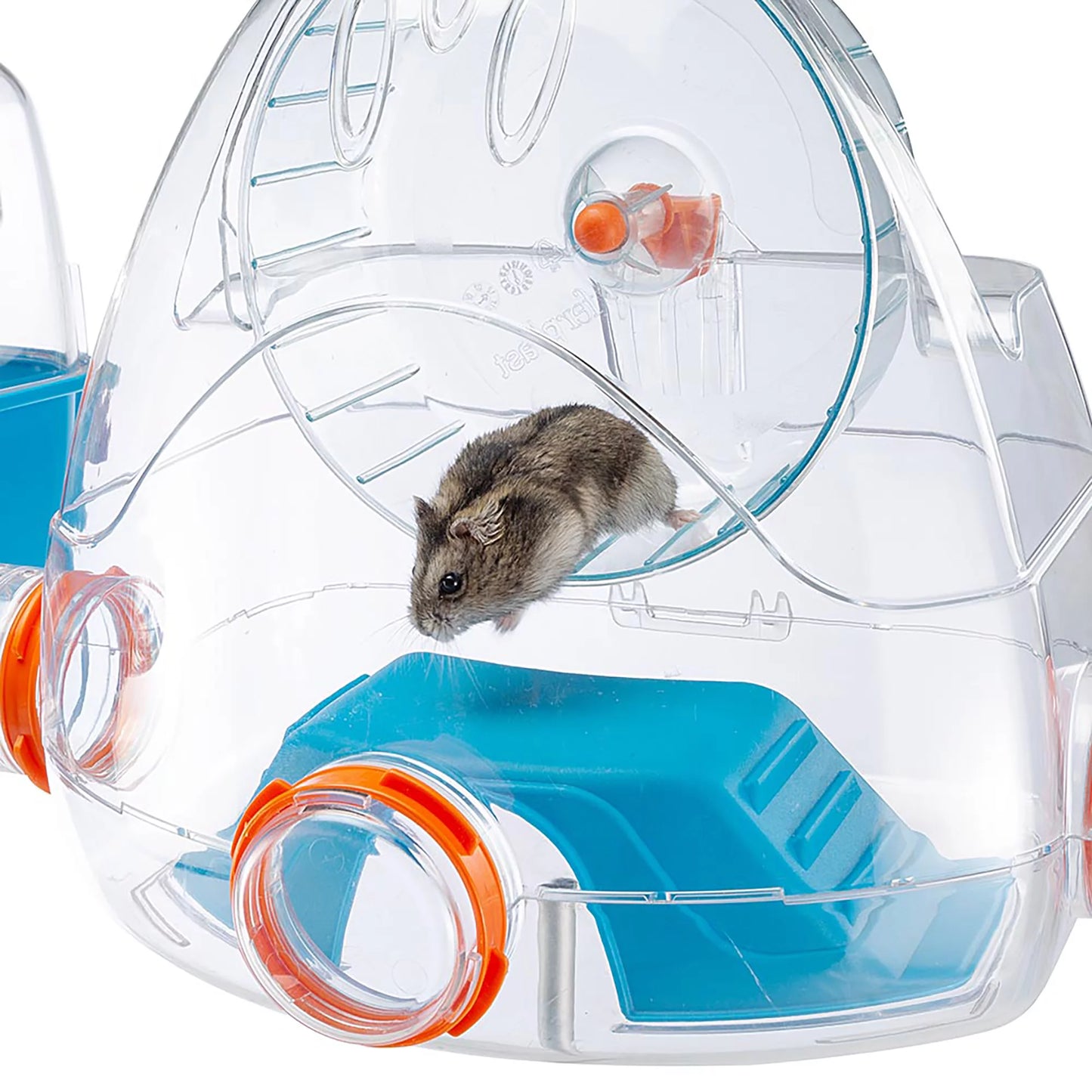 Combi 2 Starter Hamster Cage, Includeswater Bottle, Feeding Bowl, and Cozy House, 31.3L X 11.61W X 10.35H Inches, Blue