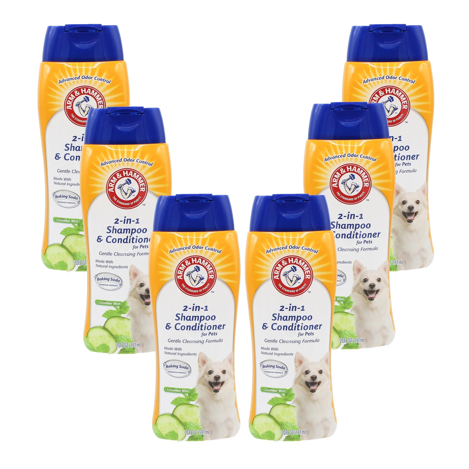 2 in 1 Dog Shampoo Cucumber Mint 20 Oz